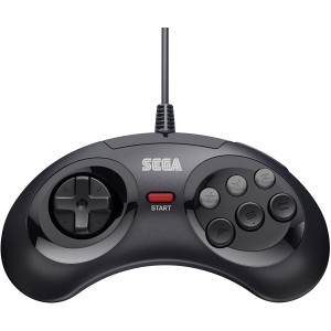 Pad SEGA Mega Drive Retro-Bit 6 Button USB Black
