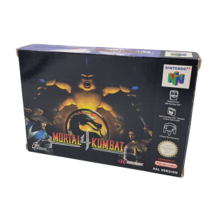 Mortal Kombat 4 na Nintendo 64 - box front
