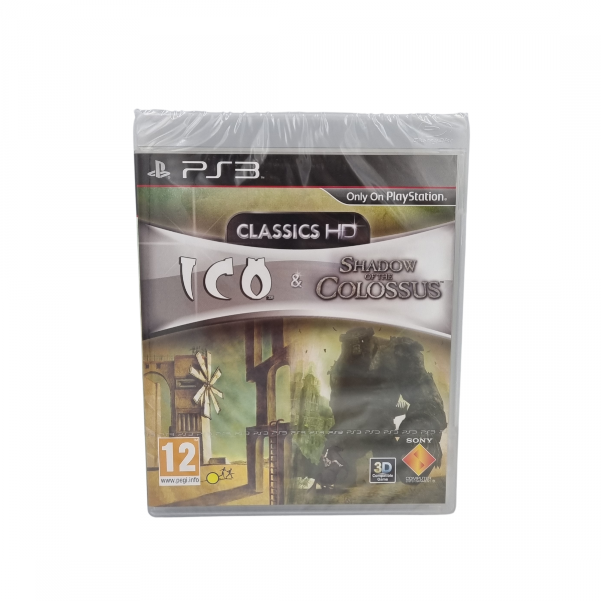 ICO + Shadow Of The Colossus PS3 folia - front