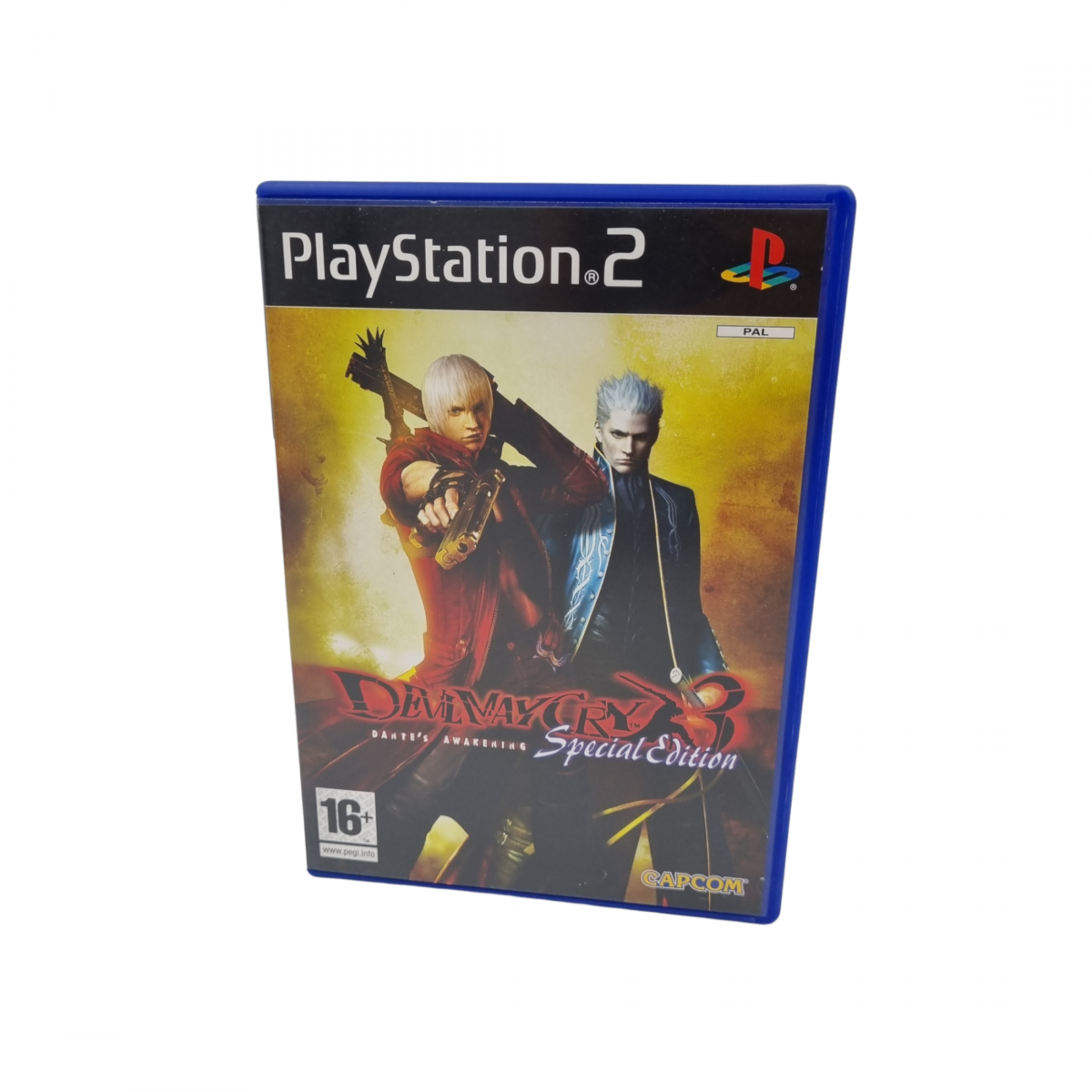 Devil May Cry 3 Dantes Avekning na PS2 - front