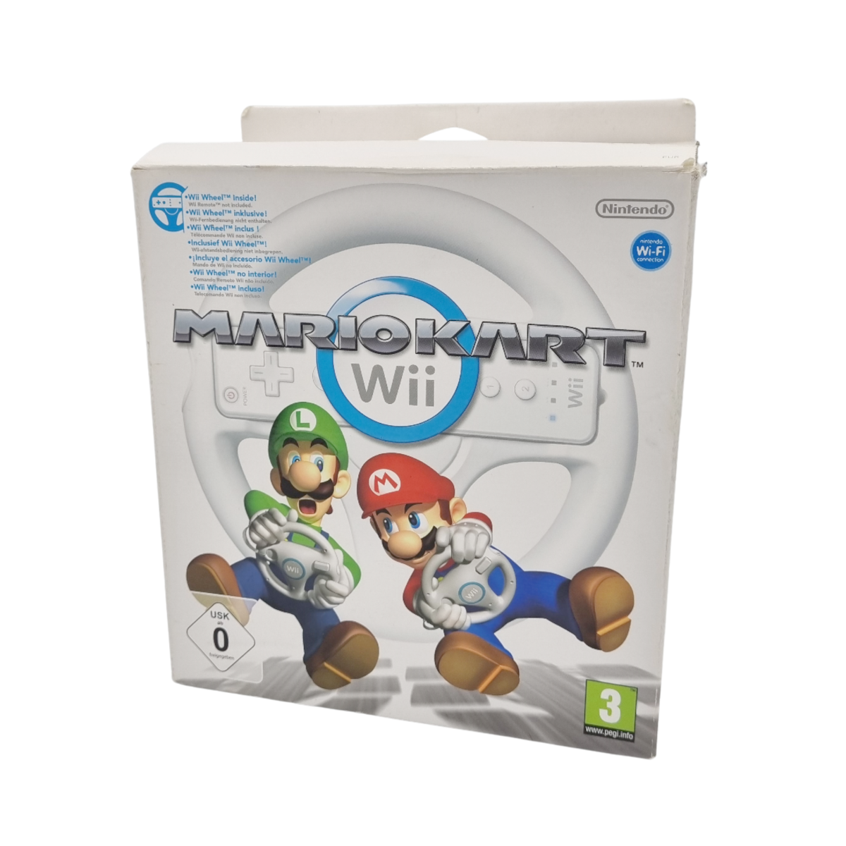 Mario Kart Wii Box + Kierownica - box front
