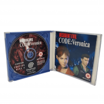 Resident Evil Code: Veronica Dreamcast - płyta 2 i manual