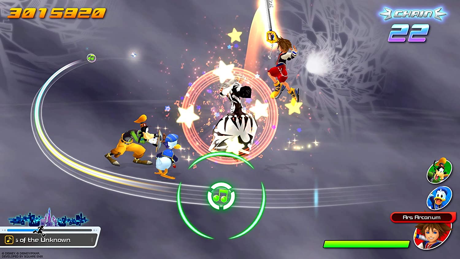 Kingdom Hearts: Melody Of Memory na Switch - gameplay